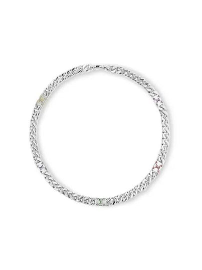 LV Mosaic Necklace Silver - LOUIS VUITTON - BALAAN 2