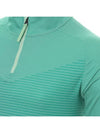 Vapor Half Zip-Up Dry Fit Long Sleeve T-Shirt Green - NIKE - BALAAN 4