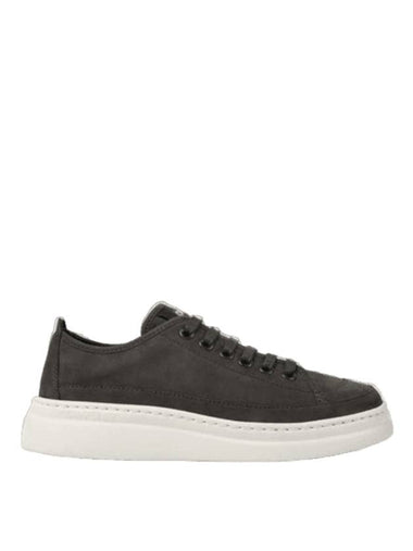 Runner Up Leather Low Top Sneakers Dark Grey - CAMPER - BALAAN 1