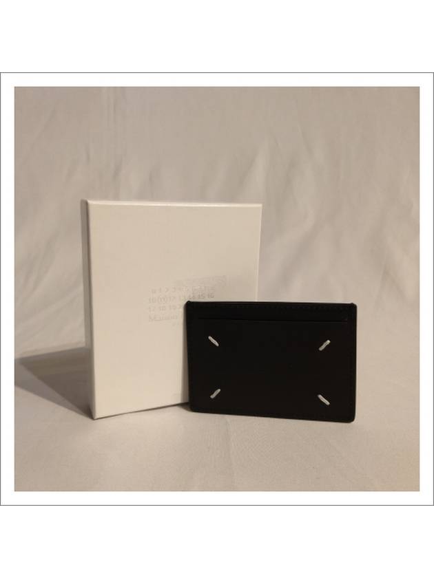 Four Stitch Card Wallet Black - MAISON MARGIELA - BALAAN 11