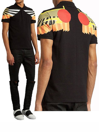 Wing printing PK short sleeve Cuban fit 7355654 001 - GIVENCHY - BALAAN 1