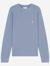 Fox Head Patch Regular Sweatshirt Blue - MAISON KITSUNE - BALAAN 2