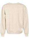 Atlee Logo Knit Top Light Grey - ISABEL MARANT - BALAAN 4