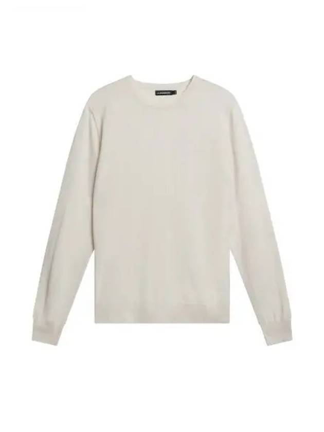 Lyle Merino Crew Neck Knit Top Cloud White - J.LINDEBERG - BALAAN 2