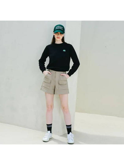 Fleece Twill Pocket Shorts Peach brushed pocket shortsDBEIGE - MONBIRDIE GOLF - BALAAN 2