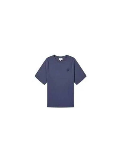 Bold Fox Head Patch Comfort Short Sleeve T-Shirt Navy - MAISON KITSUNE - BALAAN 2