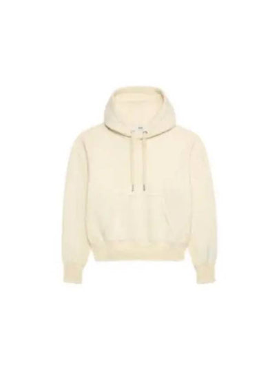 Label Hoodie Ivory - AMI - BALAAN 2