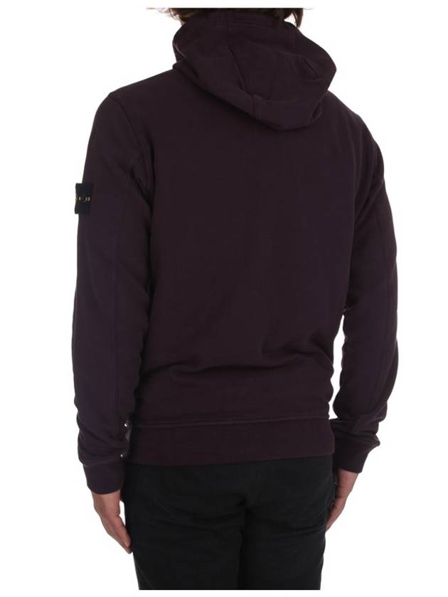 Garment Dyed Hoodie Dark Burgundy - STONE ISLAND - BALAAN 3