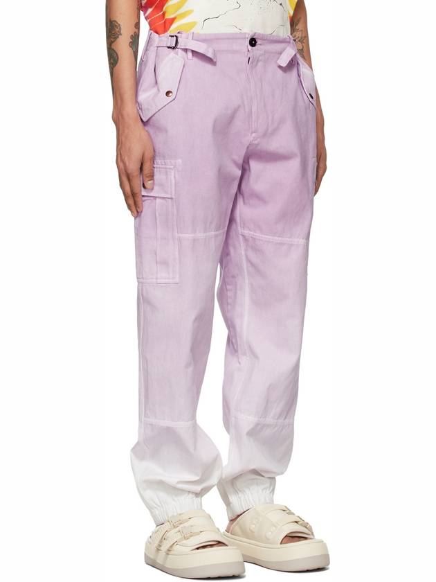 Purple Tie & Dye Cargo Pants - FAITH CONNEXION - BALAAN 3