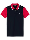 Women's Antonia Short Sleeve Polo Shirt Navy - J.LINDEBERG - BALAAN 11