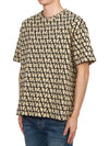 Toile Iconographe Print Cotton Short Sleeve T-Shirt Beige - VALENTINO - BALAAN 3