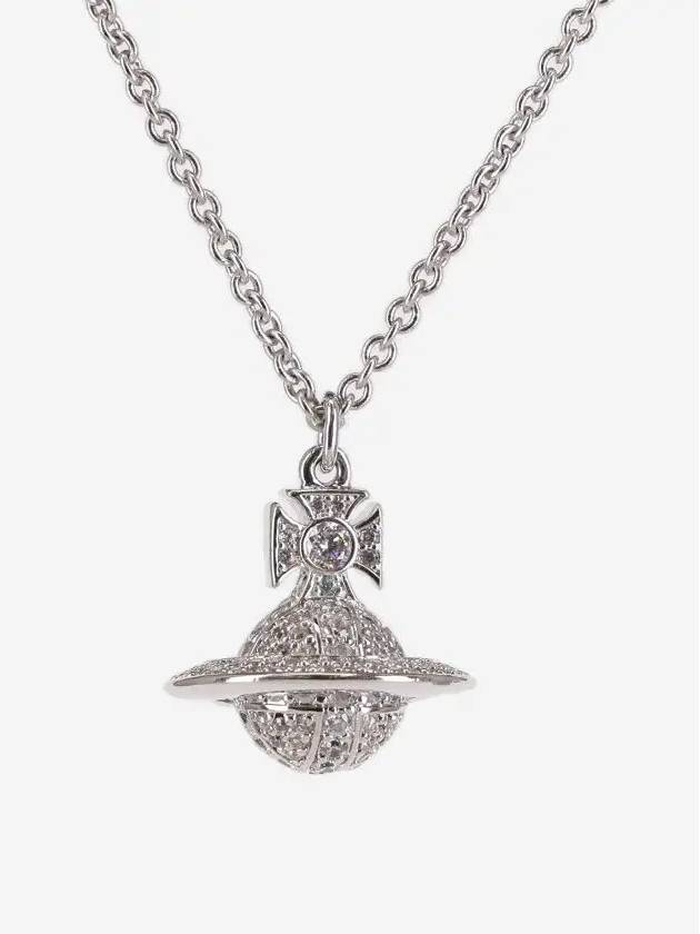 Women's Carmella Pendant Chain Necklace Silver - VIVIENNE WESTWOOD - BALAAN 4