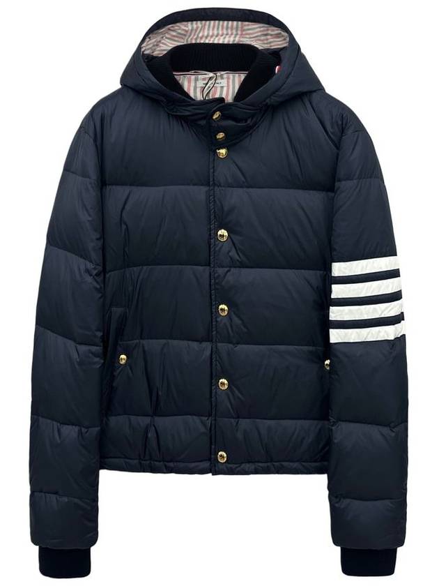 Mate diagonal hood padding MJD061X - THOM BROWNE - BALAAN 1