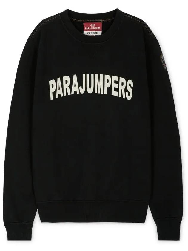 Men's Logo Black Sweatshirt PMFLGF01 541 - PARAJUMPERS - BALAAN 3