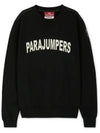 Men s Logo Black Sweatshirt PMFLGF01 541 - PARAJUMPERS - BALAAN 3