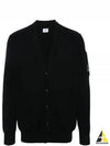 Lens Cotton Cardigan Black - CP COMPANY - BALAAN 2