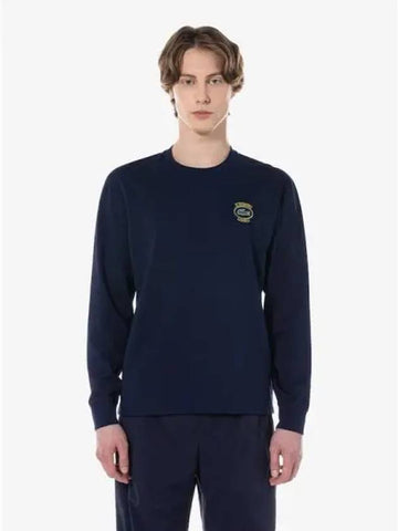 Men s Badge Match Long Sleeve T Shirt TH0565 54G 166 Domestic Product GQ2N24022817973 - LACOSTE - BALAAN 1