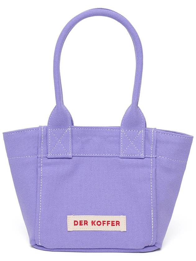 Shopper Canvas Mini Tote Bag Lavender - DER KOFFER - BALAAN 2