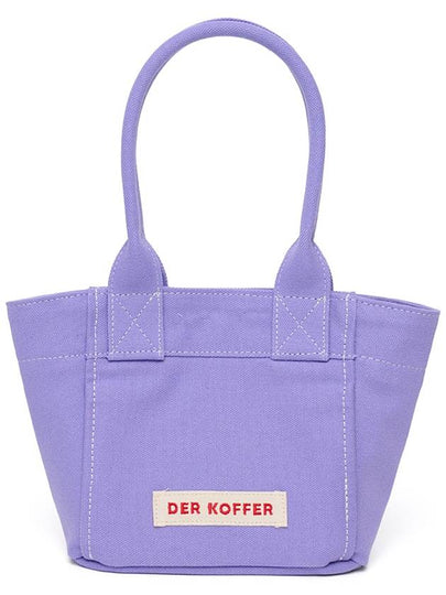 Shopper Canvas Mini Tote Bag Lavender - DER KOFFER - BALAAN 2