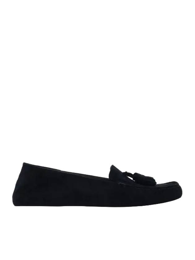 Dot Sole Suede Loafers Navy - LORO PIANA - BALAAN 2