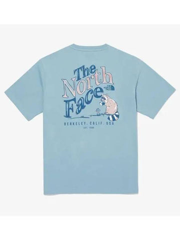 The North Face NT7UQ15L White Label One Earth Short Sleeve Round Tee - THE NORTH FACE - BALAAN 1