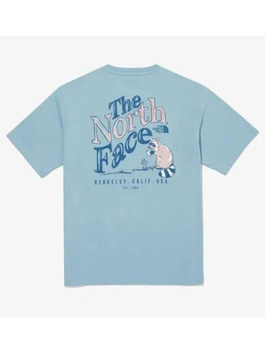 The North Face NT7UQ15L White Label One Earth Short Sleeve Round Tee - THE NORTH FACE - BALAAN 1