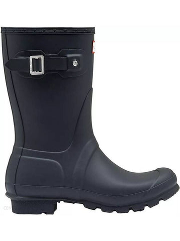 Original Short Wellington Rain Boots Navy - HUNTER - BALAAN.