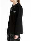 NX Logo Long Sleeve T-Shirt Black - YOUCHE PRET A PORTER - BALAAN 6