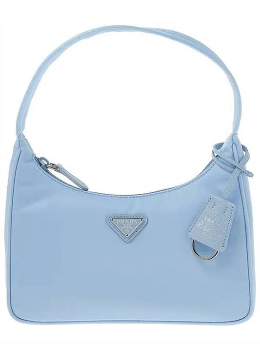 Re-Nylon Re-Edition Mini Shoulder Bag Blue - PRADA - BALAAN.