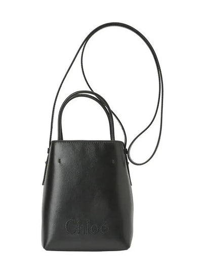 Sense Micro Calfskin Tote Bag Black - CHLOE - BALAAN 2