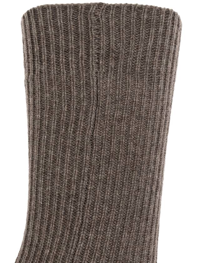 Lisa Yang Cashmere Socks Zera, Women's, Brown - LISA YANG - BALAAN 2