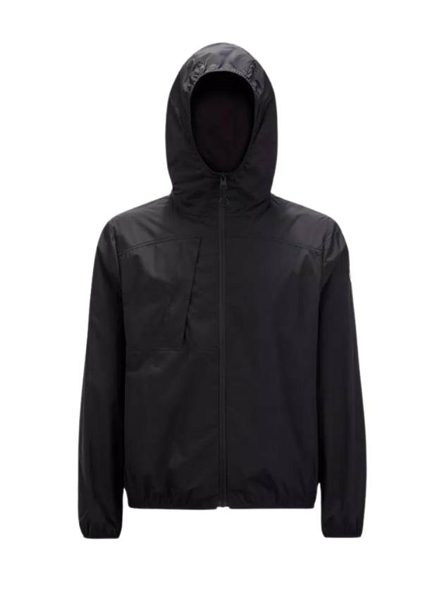 Haadrin Hooded Jacket Black - MONCLER - BALAAN 1