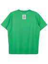 Fantastic Green Logo Short Sleeve T-Shirt Green - MSGM - BALAAN 3