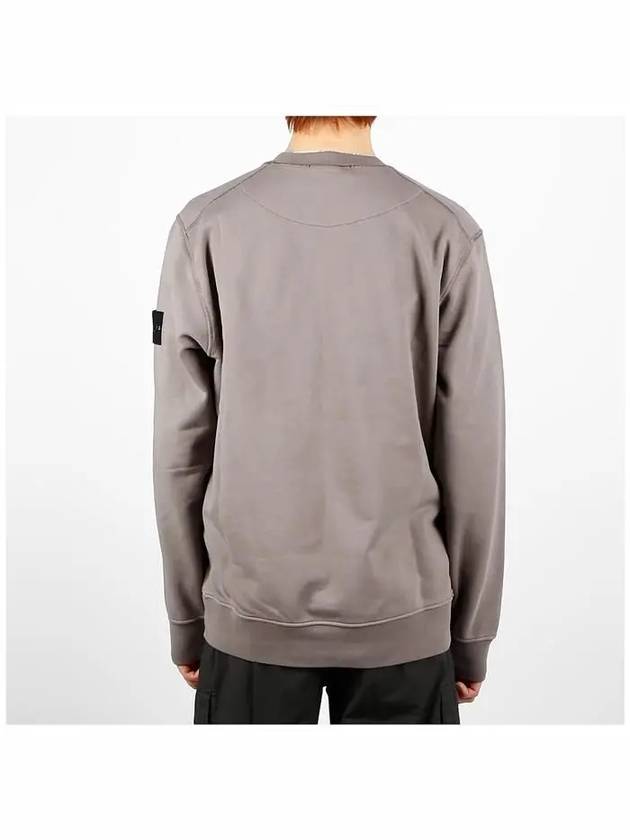 Wappen Patch Garment Dyed Sweatshirt Grey - STONE ISLAND - BALAAN 5