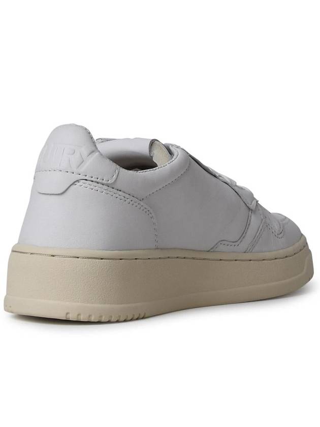 Medalist Goatskin Low Top Sneakers White - AUTRY - BALAAN 4