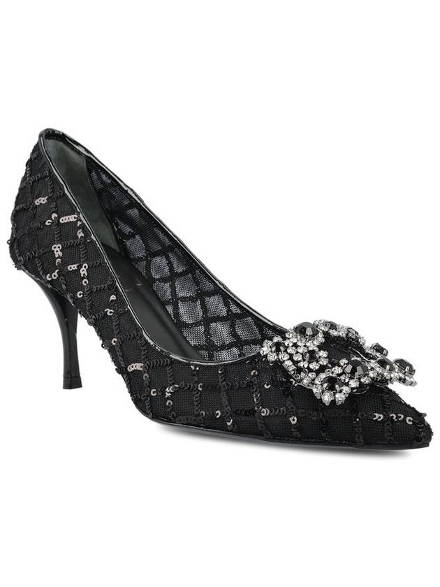 Sequin Pumps Heels Black - ROGER VIVIER - BALAAN 3