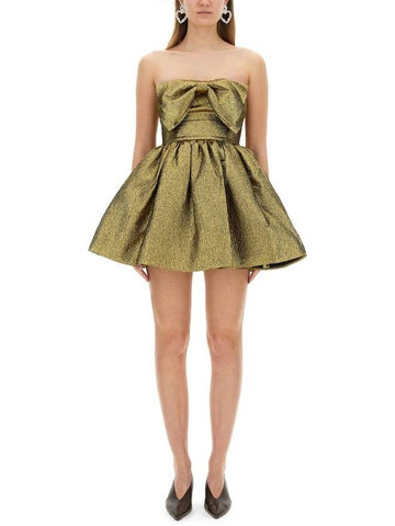 Self-Portrait Metallic Jacquard Mini Dress - SELF PORTRAIT - BALAAN 1