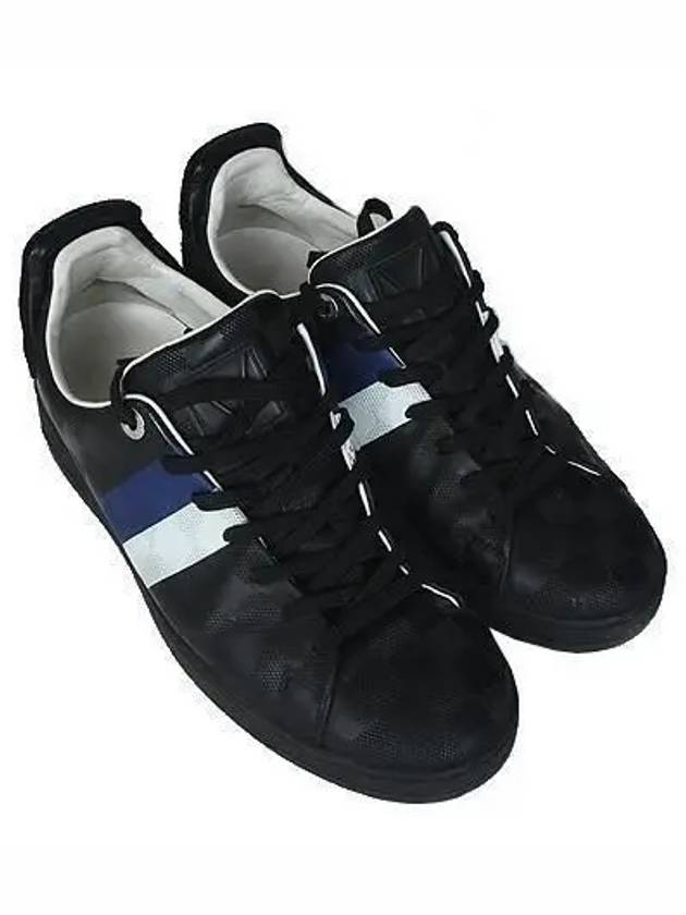 Damier black leather regatta sneakers No 260 - LOUIS VUITTON - BALAAN 1