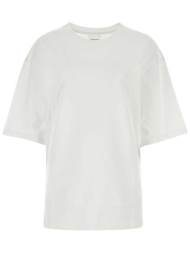 Guizy Back Logo Cotton Short Sleeve T-Shirt White - ISABEL MARANT - BALAAN 2