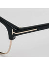 Eyewear Gold Half Sunglasses Black - TOM FORD - BALAAN 6