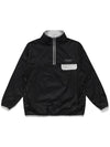 Home on the Range Quarter Anorak BLACK - MALBON GOLF - BALAAN 1