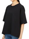 LEE SNW 829 BLACK Women's Short Sleeve TShirt - STUDIO NICHOLSON - BALAAN 2