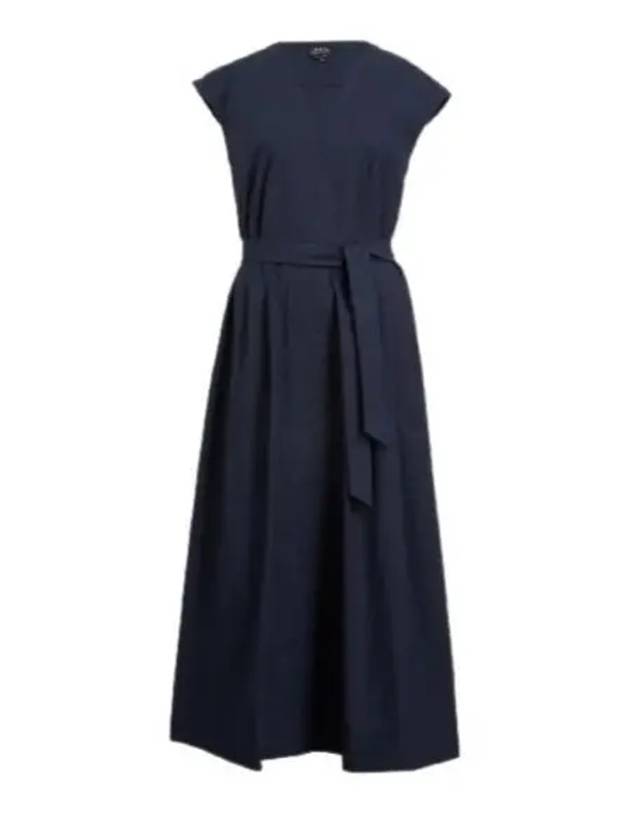 Willow Long Dress Dark Navy Blue - A.P.C. - BALAAN 2