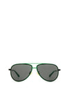 Sunglasses BV1240S 004 GREEN - BOTTEGA VENETA - BALAAN 1
