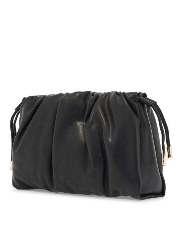 Wrinkled Leather Shoulder Bag Black - A.P.C. - BALAAN 3