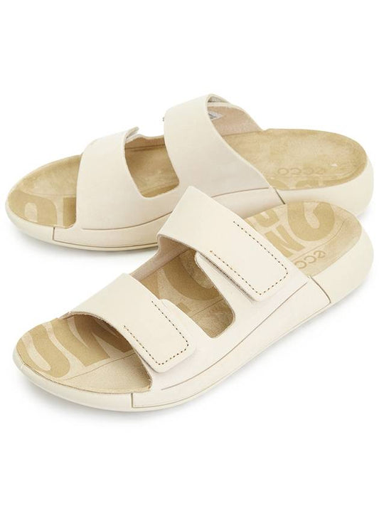 Women's 2nd Cozmo Slippers Ivory - ECCO - BALAAN 2