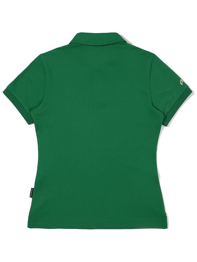 Bucket Point Polo T-Shirt GREEN WOMAN M3222PTS34GRN - MALBON GOLF - BALAAN 3