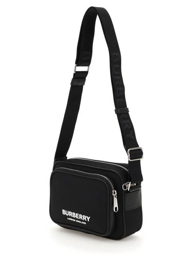 Logo Print Nylon Crossbody Bag Black - BURBERRY - BALAAN 4