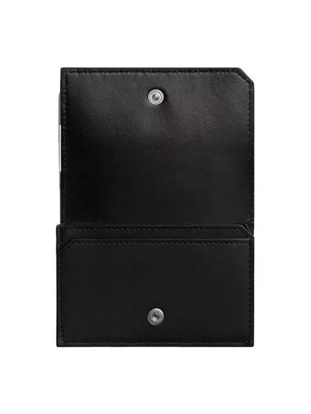 Bottega Veneta Intrecciato Piccolo Business Card Case Black 805825V4LQ18803 - BOTTEGA VENETA - BALAAN 3