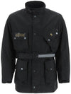 Men's International Jack Wax Jacket Black - BARBOUR - BALAAN.